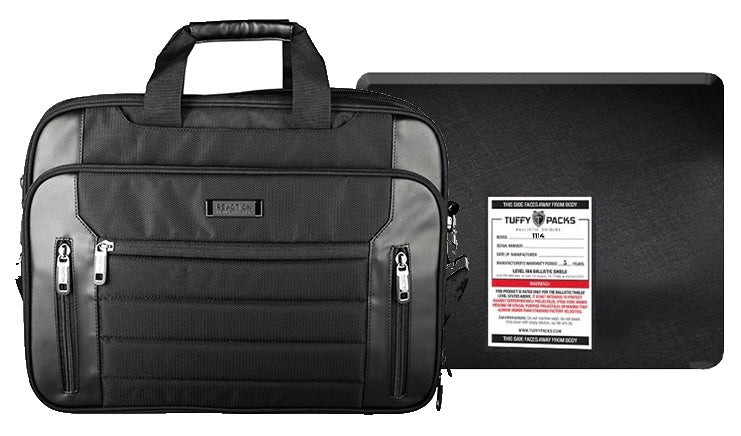 Kenneth Cole "Reaction" Laptop Briefcase with Level IIIA Bulletproof Insert (11" x 14")