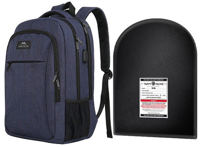 backpack 11 laptop Travel/School Backpack with Level IIIA Bulletproof Insert (11" x 14") – TuffyPacks