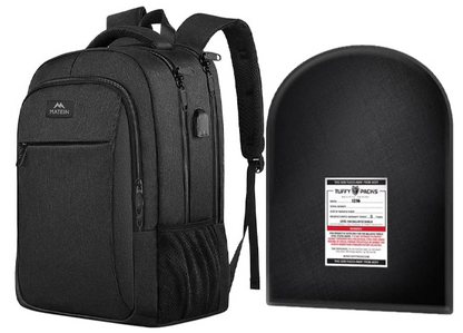 backpack amazon travel Travel/School Backpack with Level IIIA Bulletproof Insert (11" x 14") – TuffyPacks