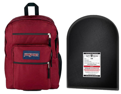 jansport backpack sizes JanSport Big Student Backpack with Level IIIA Bulletproof Insert (12" – TuffyPacks