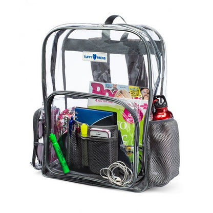 Clear TuffyPacks Backpack with Level IIIA Bulletproof Insert (12" x 16")